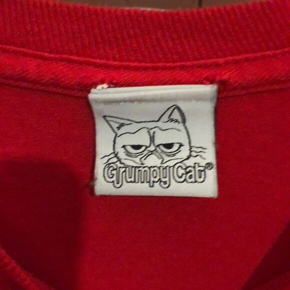 Grumpy Cat I Am Smiling Graphic Tee Shirt S - Picture 5 of 9